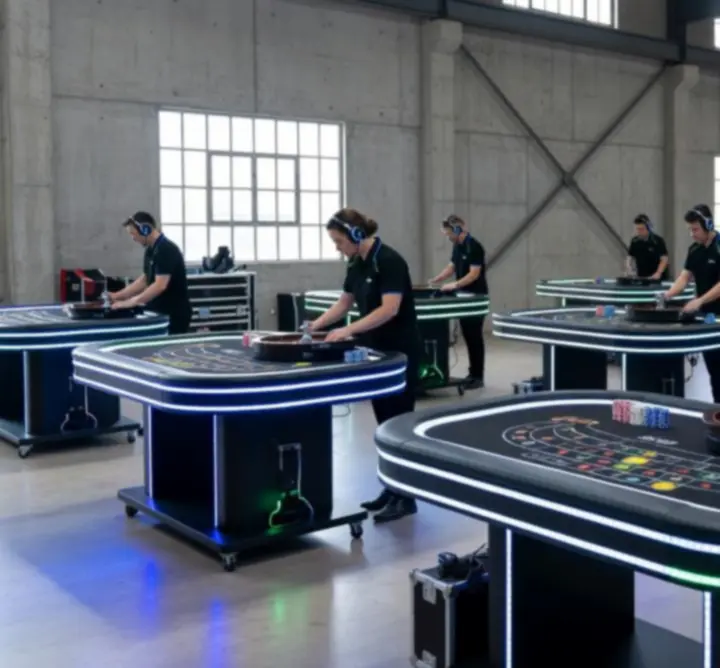 Mobilní event setup Kasiflowna připravený pro firemní akci