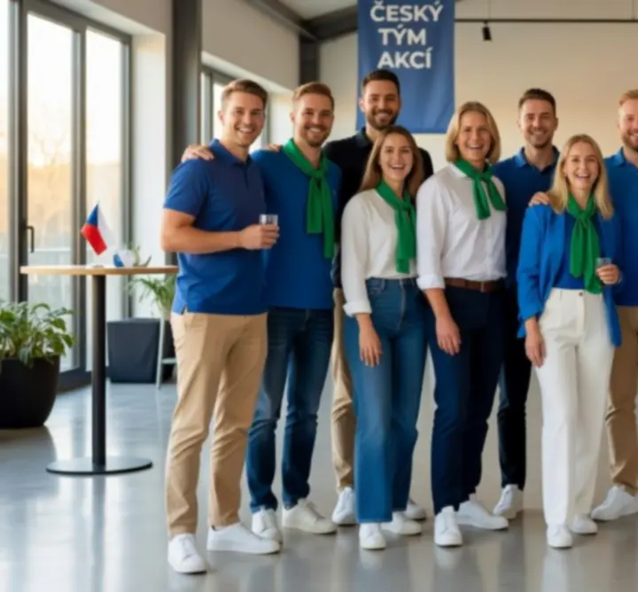 Tým Kasiflowna připravující moderní kasina event pro mladé hosty